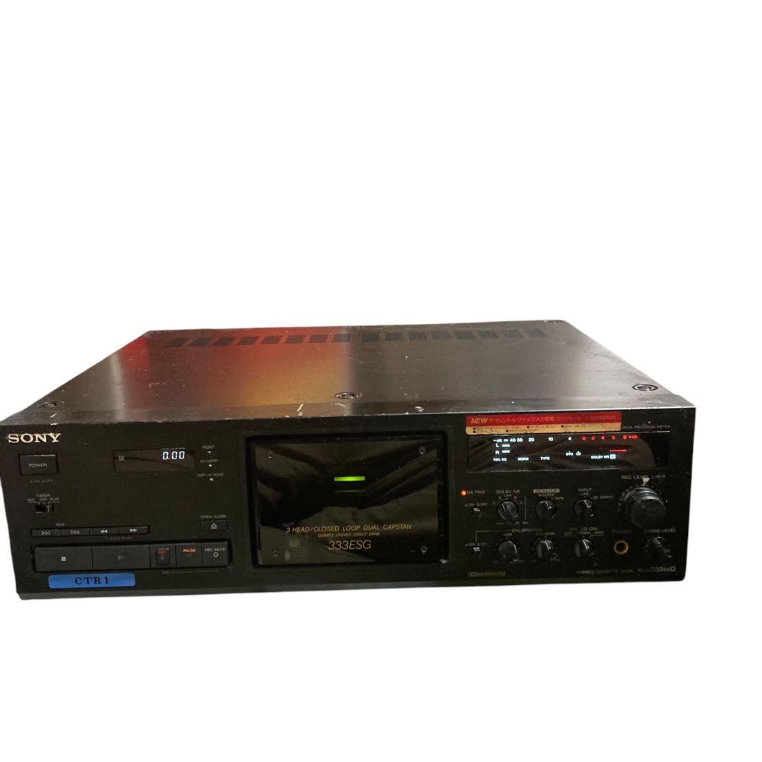 SONY　カセットデッキ　TC-K333ESG　ジャンク品 SONY TC-K333ESG カセットデッキの紹介 | スーパーカセッターズ