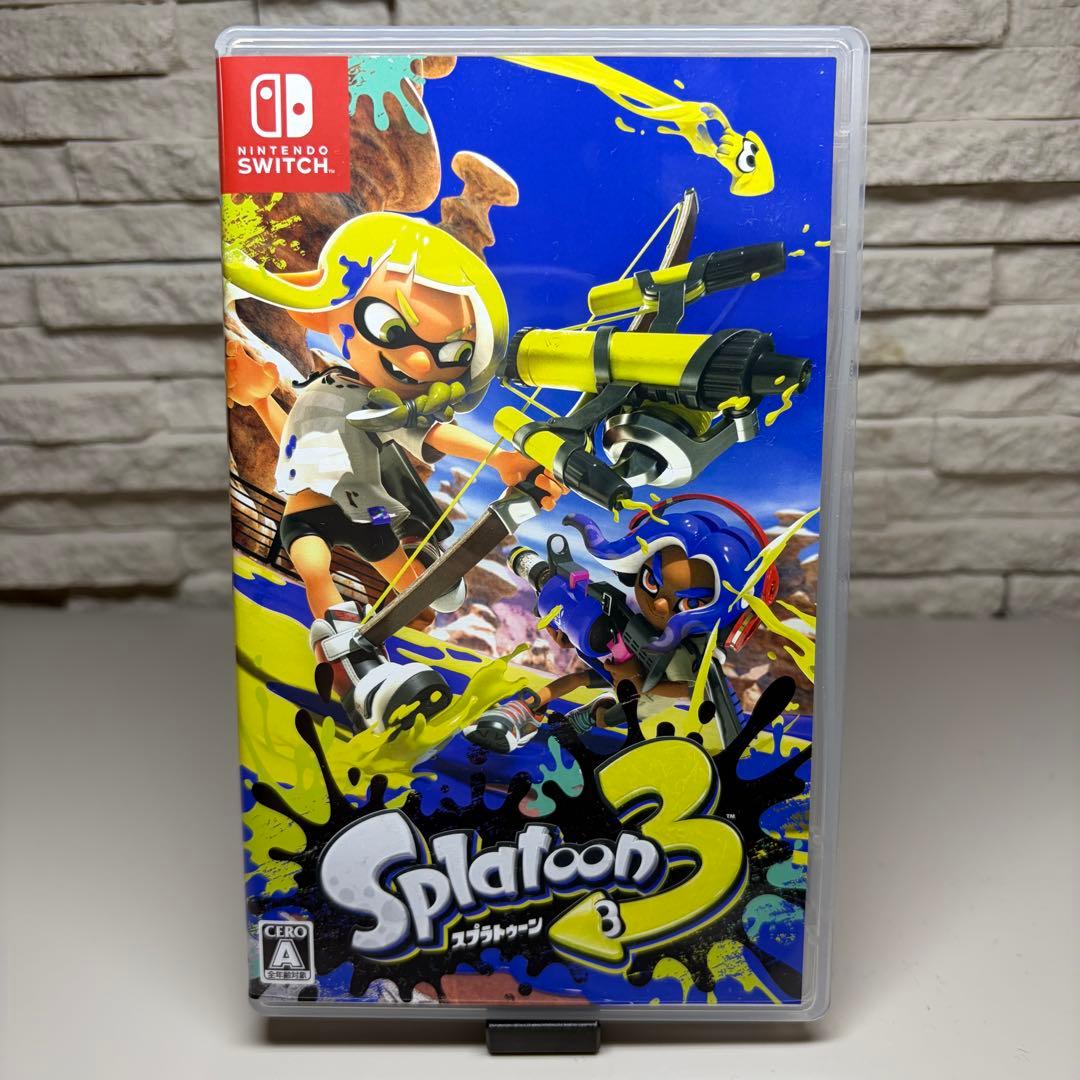 極美品】Switch スプラトゥーン3 スイッチ ソフト 動作確認済み - メルカリ