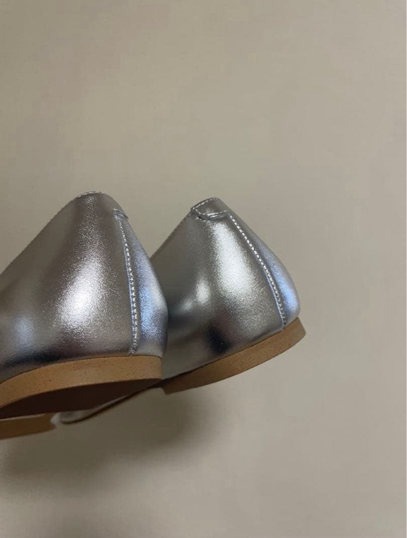 Demi-Luxe BEAMS フラット パンプス シルバー 38