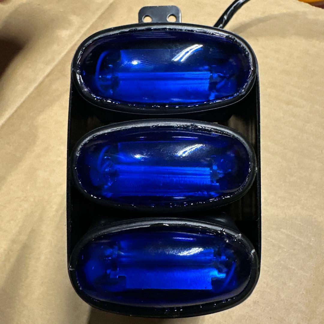 レーザーストロボライト ブルー 三連ストロボ - メルカリ