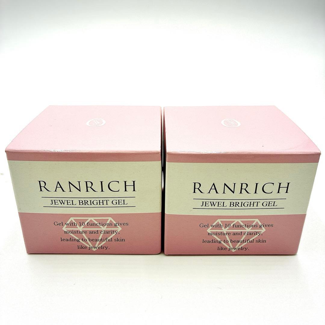 【新品未使用】薬用　ランリッチ　美白オールインワン宝石ジェル　2個セット 健康家族 RANRICH 薬用美白オールインワン 宝石ジェル 50g （医薬部外