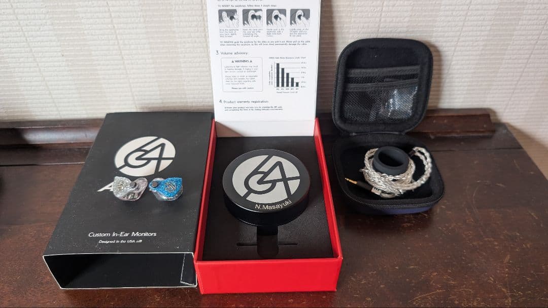 【大特価！】 64audio N8 カスタムiem ケース付き レビュー】64AUDIO N8 伝説のベーシスト監修、低音好きの為の一品