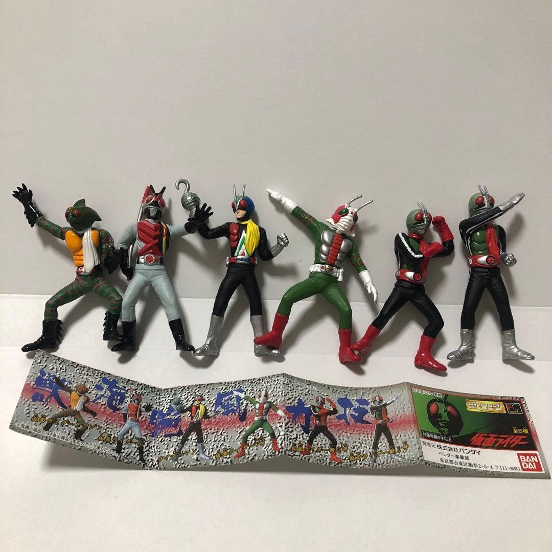 仮面ライダー HGシリーズ ガチャ 全6種(全ミニブック付) ☆フィギュア