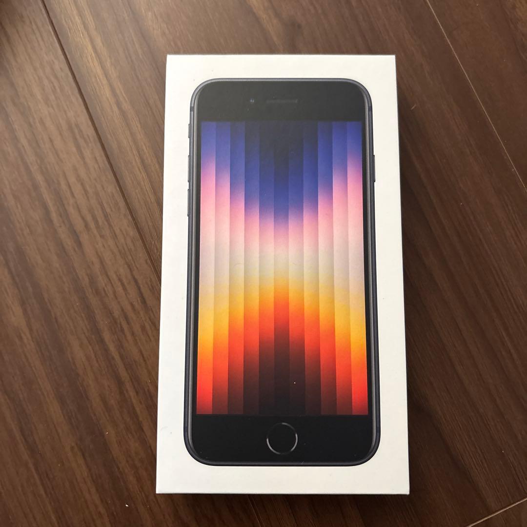 【新品未開封】iphoneSE 第3世代　Midnight　64GB 楽天市場】iPhone SE (第3世代) 64GB MMYC3J/A[ミッドナイト] SIM