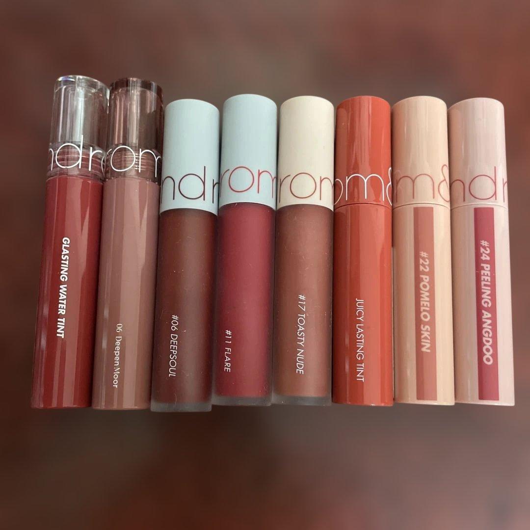 rom&nd ロムアンド リップグロス リップティント 8本セット まとめ売り