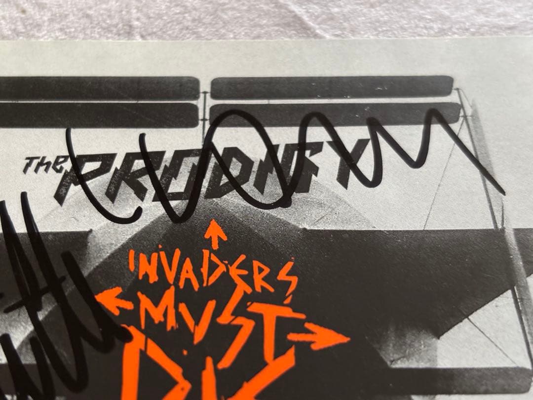 レア ザ・プロディジー The Prodigy直筆サインCD キースフリント