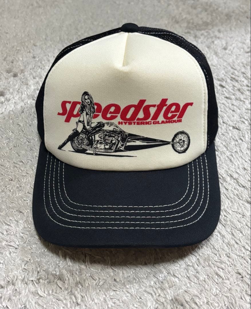 ヒステリックグラマー speedster バイカーイラスト トラッカーキャップ