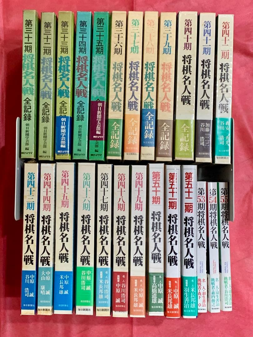 将棋名人戦全記録 第31〜55期 25冊セット 愛蔵版 第77期 将棋名人戦七番勝負 | 毎日新聞出版