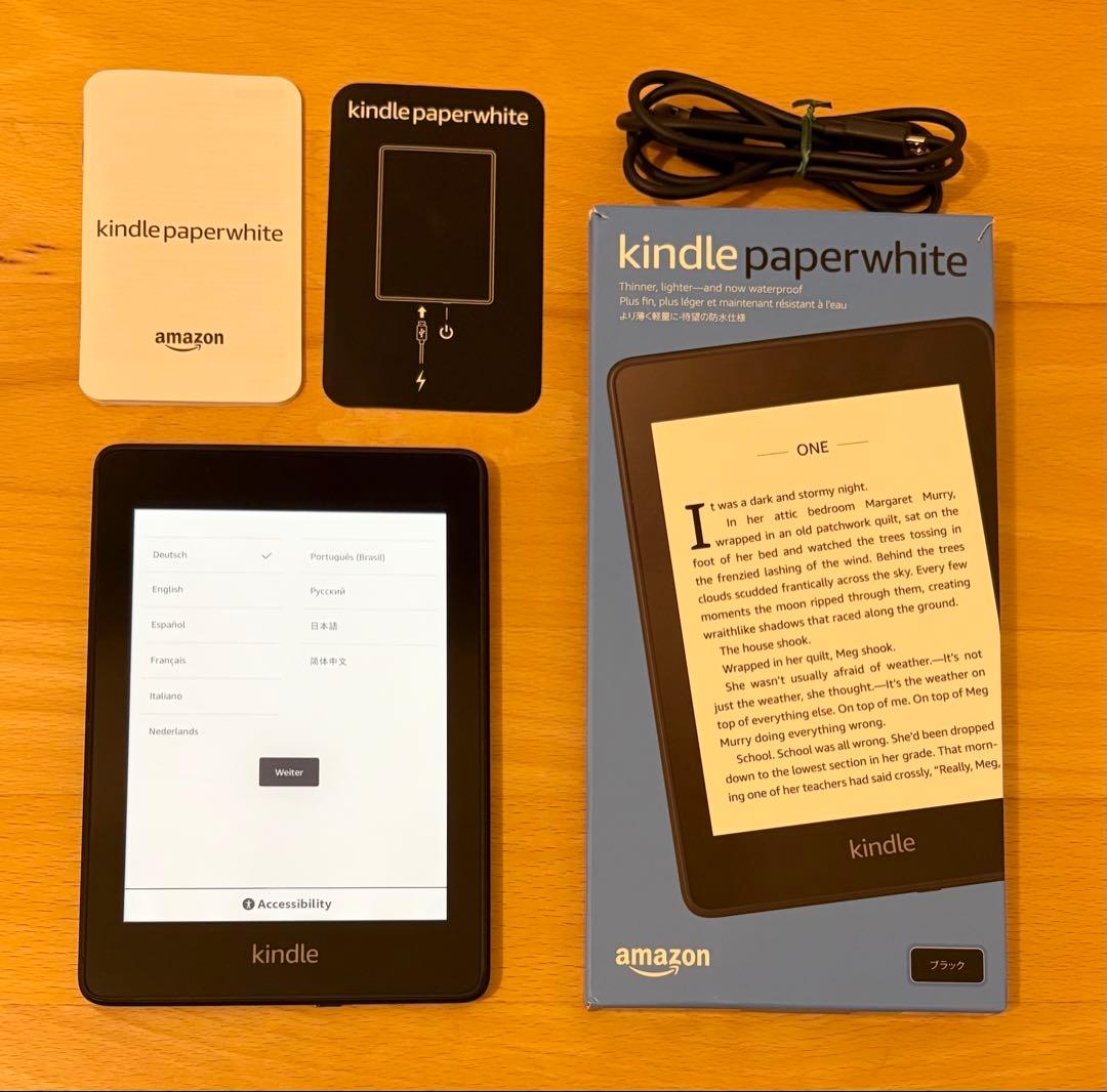Kindle Paperwhite 第10世代 8GB 公告なし ブラック Kindle Paperwhite 第10世代 8GB 広告無し｜Yahoo!フリマ（旧PayPay