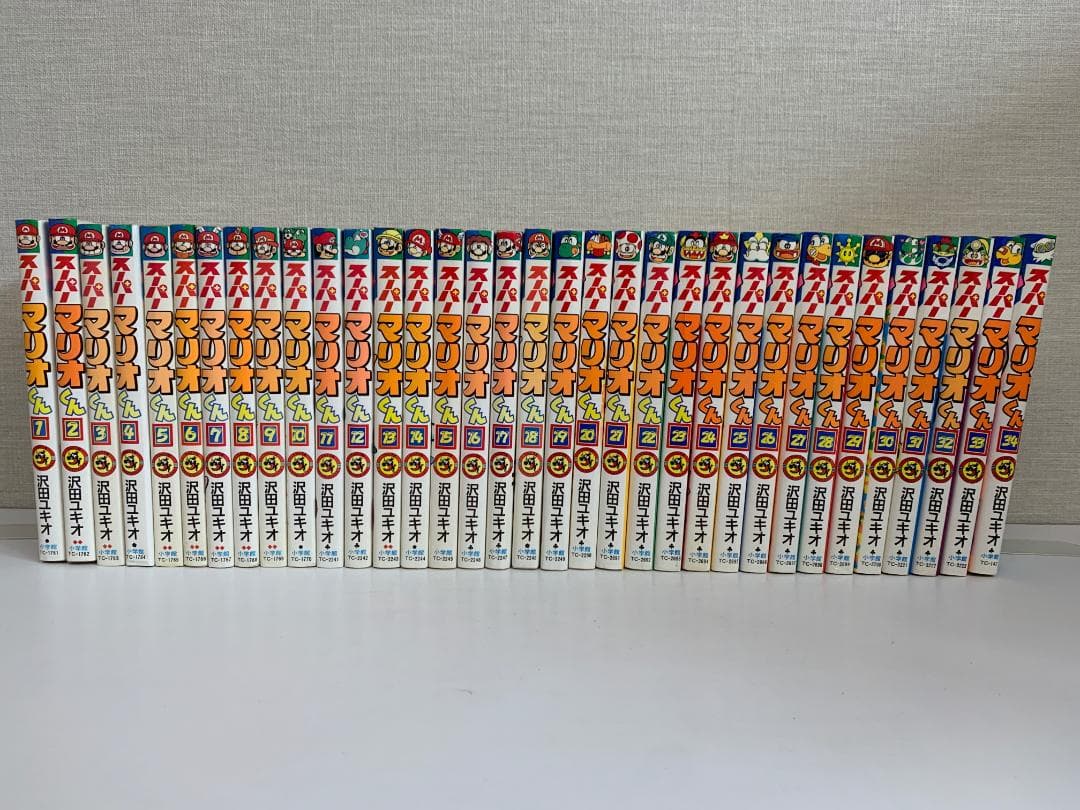 初版多数】スーパーマリオくん 1-34巻 沢田ユキオ 小学館 - メルカリ