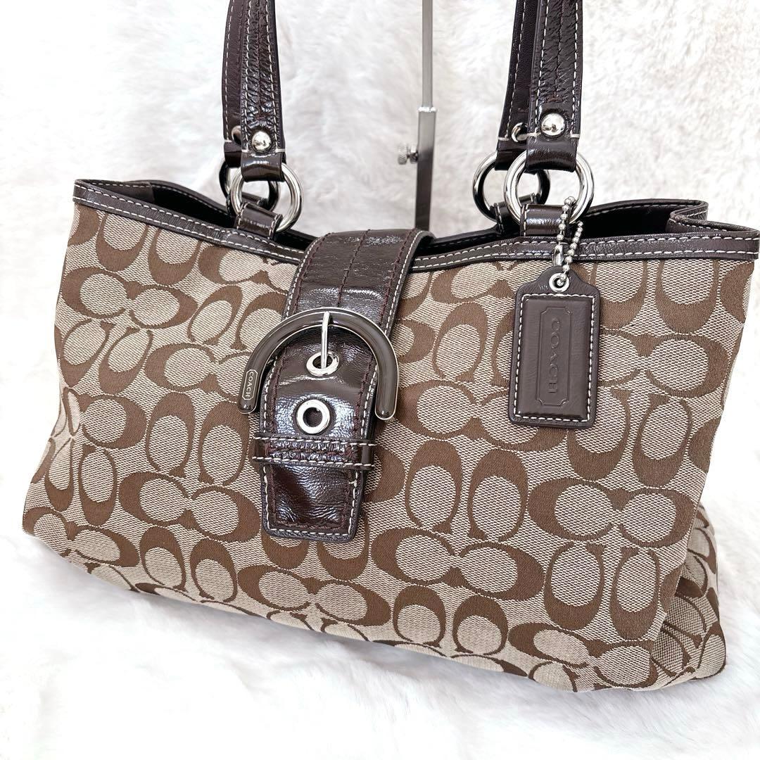 COACH コーチ トートバッグ　シグネチャー キャンバス　ショルダーバッグ COACH（コーチ） ショルダーバッグ シグネチャー キャンバス モリー