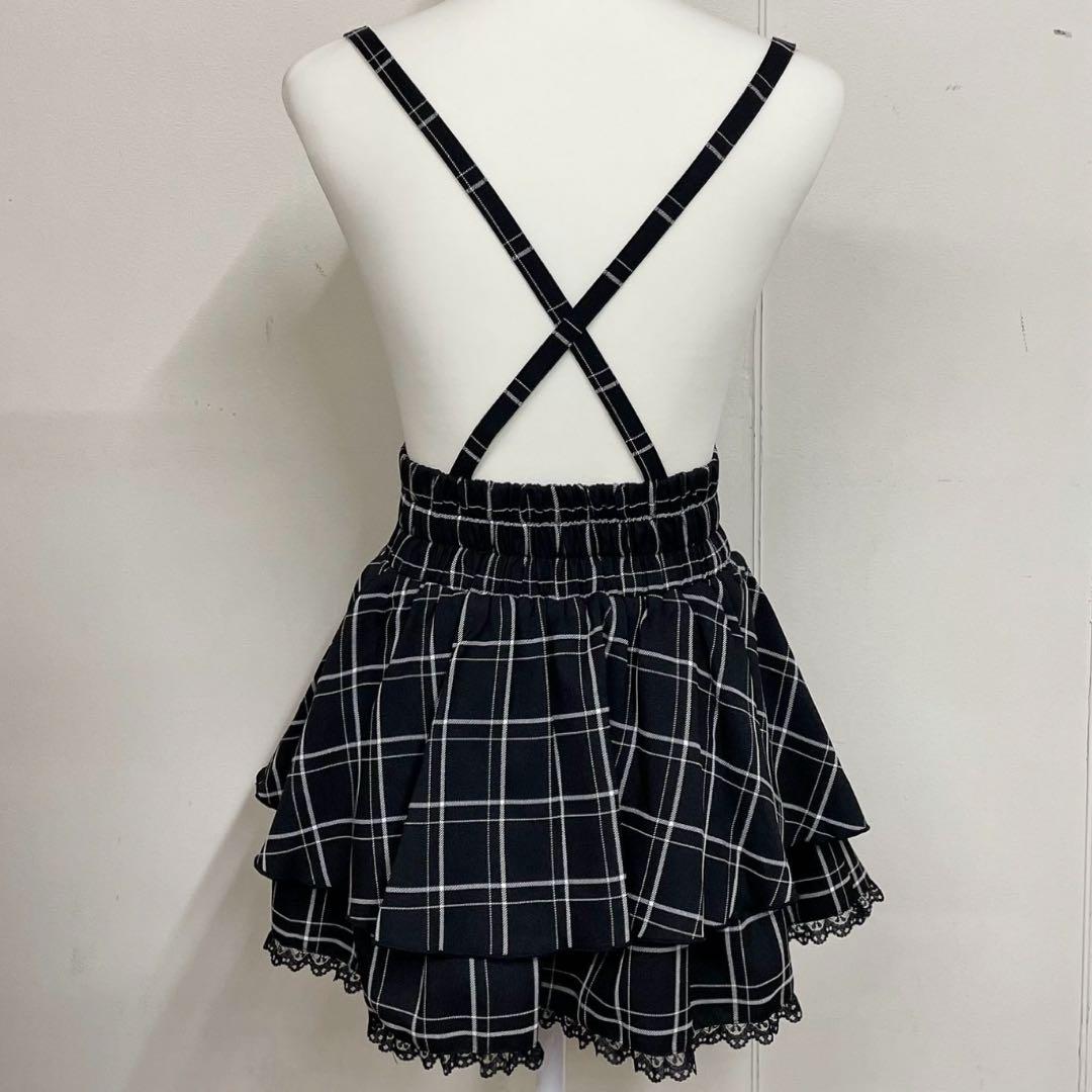 地雷 マーズ mars リボン ブラウス チェックスカパン セットアップ