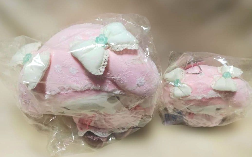 新品 マイメロディ ぬいぐるみ マスコットホルダー 2点 フォレスト