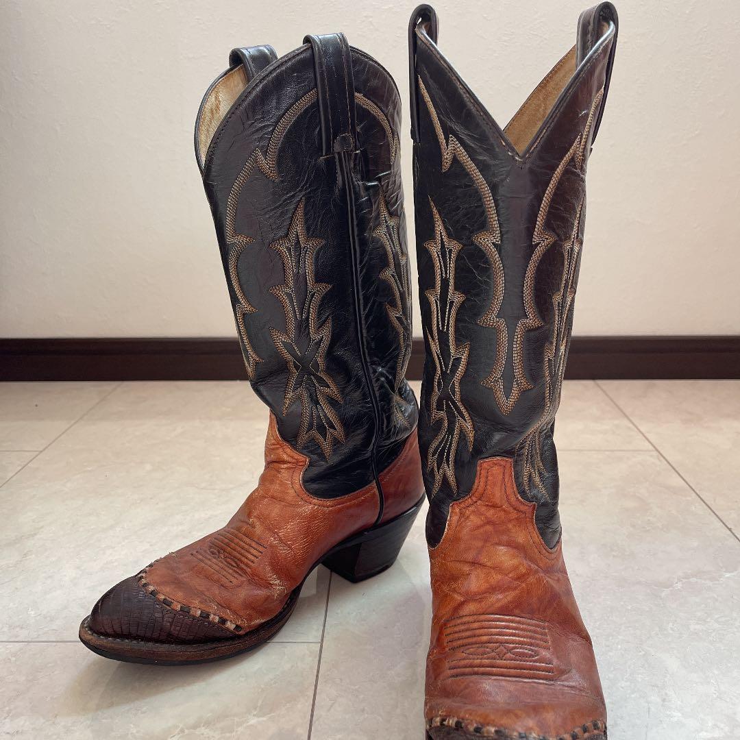 レア❤️）Tony Lama トニーラマ J69516 リザード ウエスタンブーツ