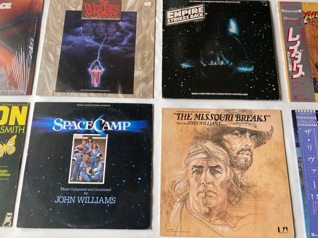 ジョンウィリアムズのサントラレコード8枚・ジェリーゴールドスミスの