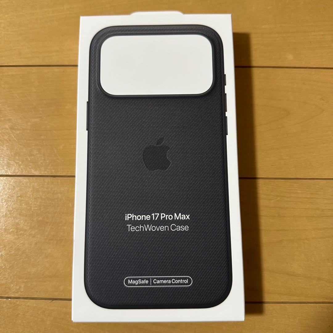 iPhone17 Pro Max TechWoven Case ブラック ブラック Pro iPhone17
