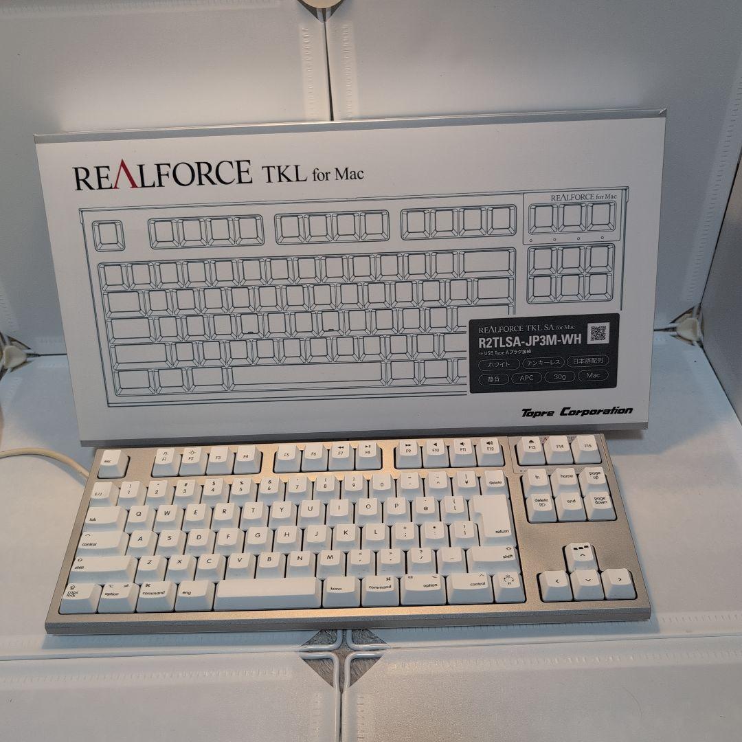 【静音/30g】REALFORCE SA for Mac R2TLSA-JP3M 東プレREALFORCE for Mac R2TLSA-JP3M-WH静音30g 製品 : REALFORCE TKL