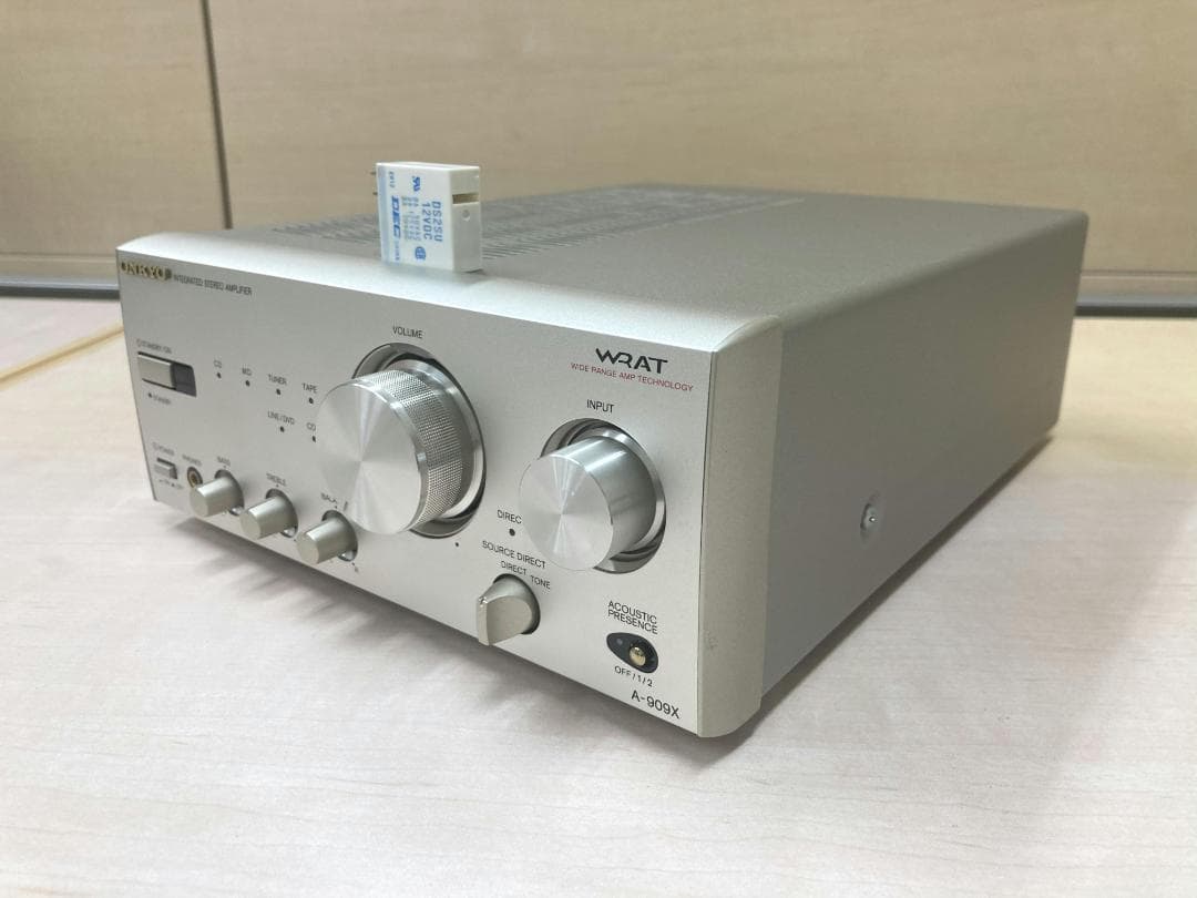 ★整備済み★ONKYO　A-909X　SPリレー交換済み　最上級機種　上美品⑨ ☆整備済み☆ONKYO A-909X SPリレー交換済み 最上級機種 上美品①