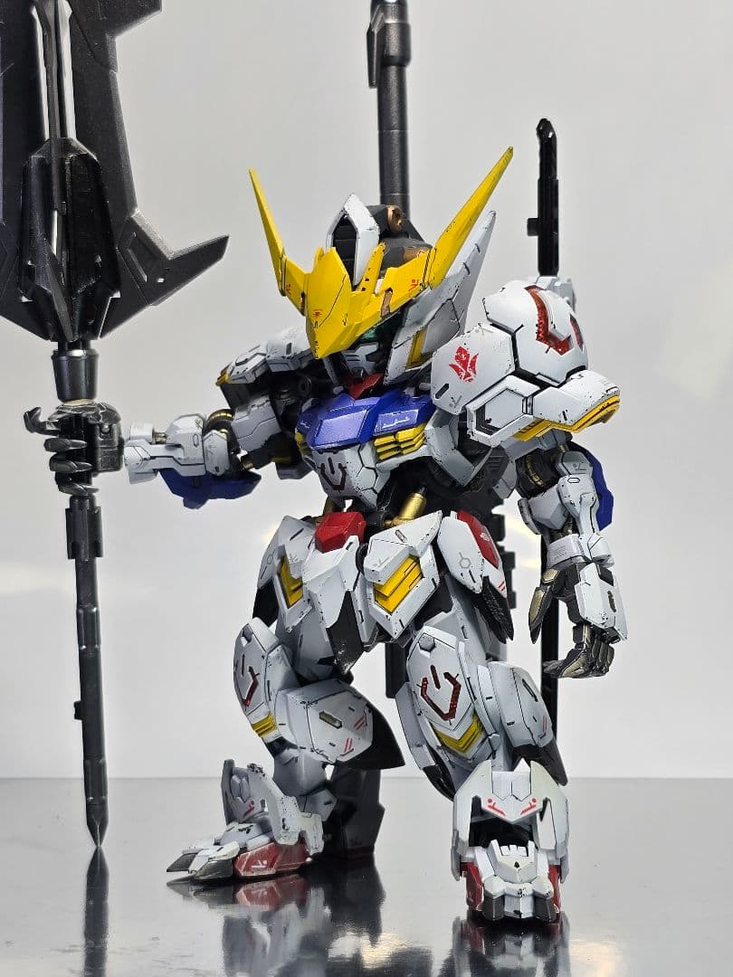 MGSD ガンダムバルバトス 海外製ジャイアントクロー付き 塗装済み完成