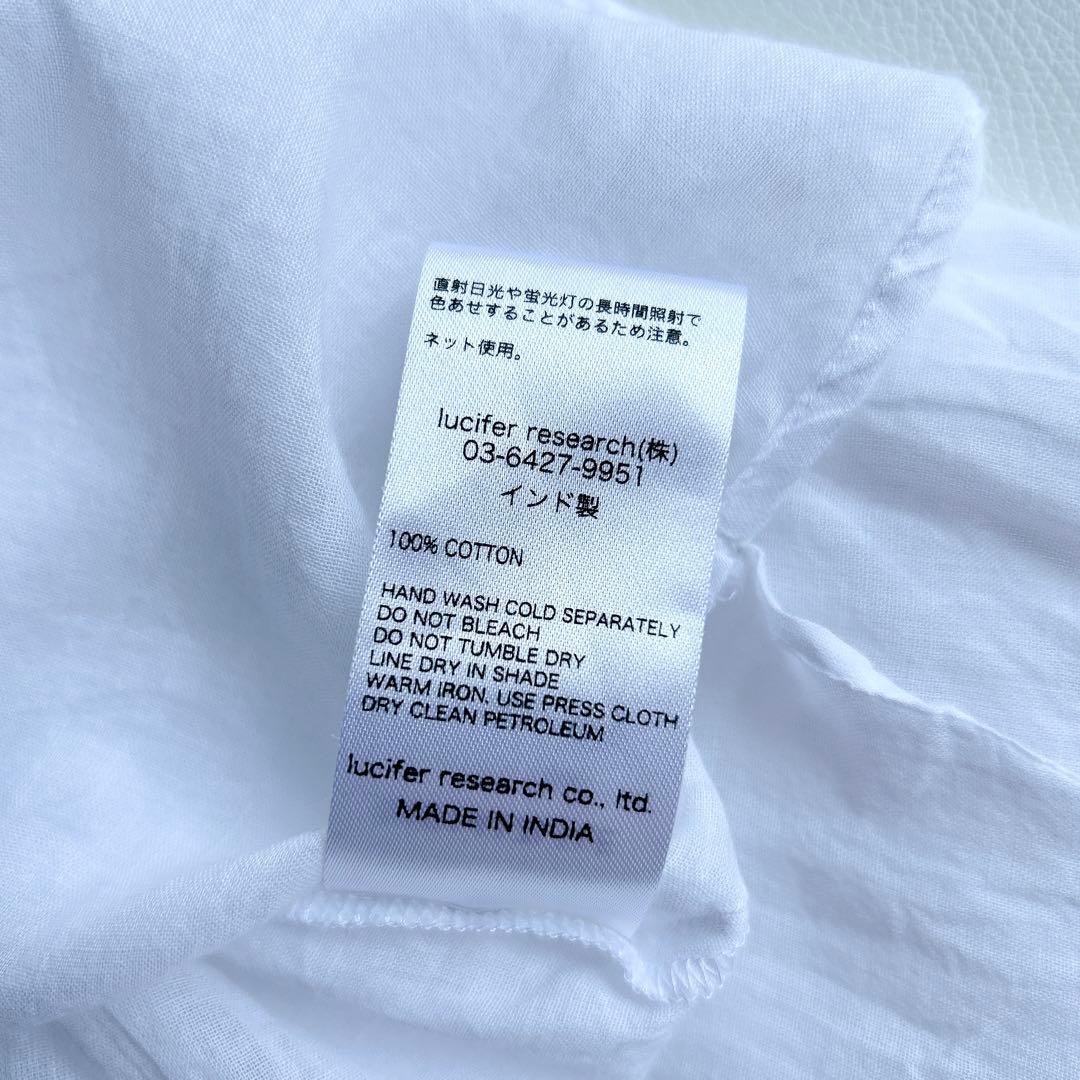 ☆美品☆ヌキテパ 五明祐子さんコラボ 衿フリルブラウス シアー