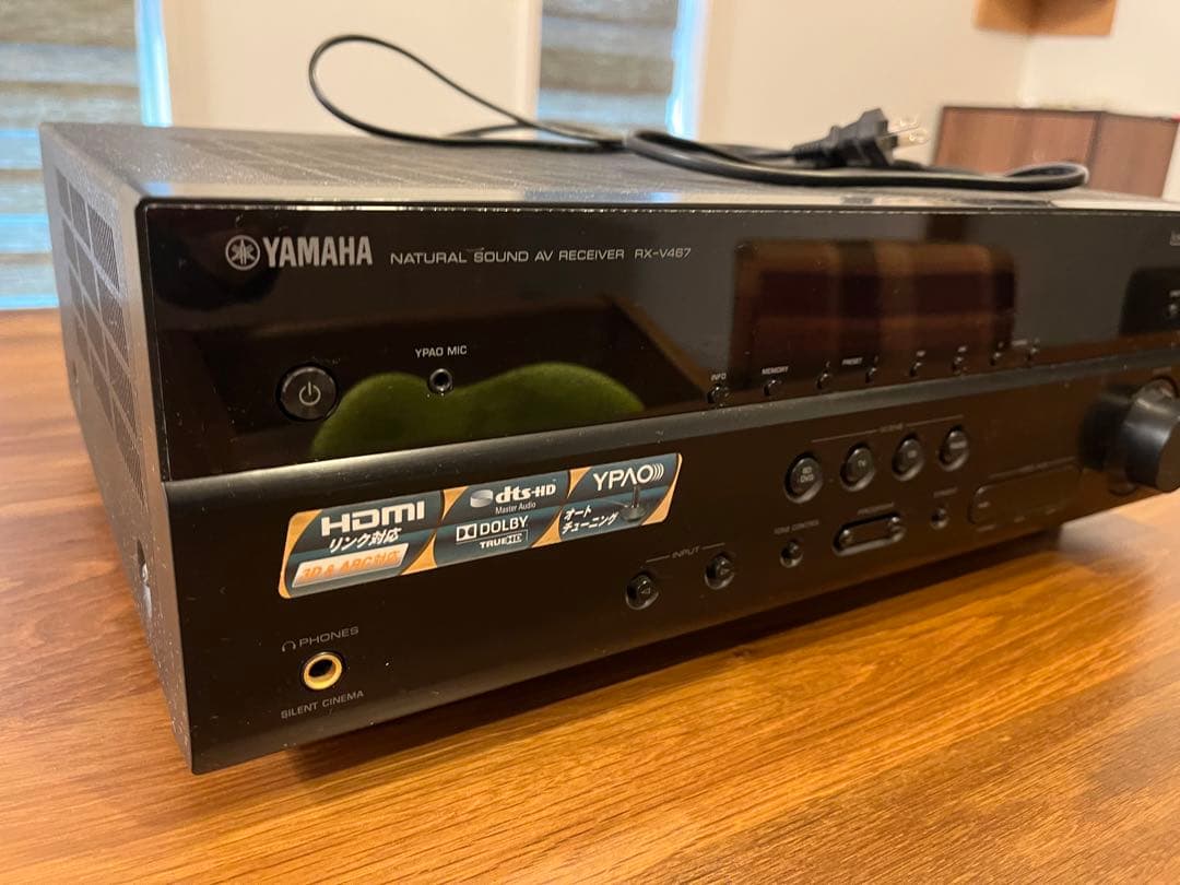 【値下】YAMAHAヤマハ AVレシーバーRX-V467 4K/60P対応HDMIと進化したハイレゾ再生、新提案「Wireless Direct」も