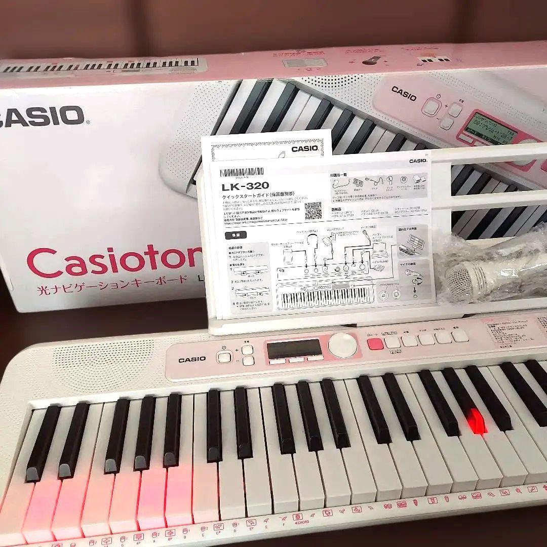 CASIOトーン【LK-320】光ナビゲーションキーボード - メルカリ