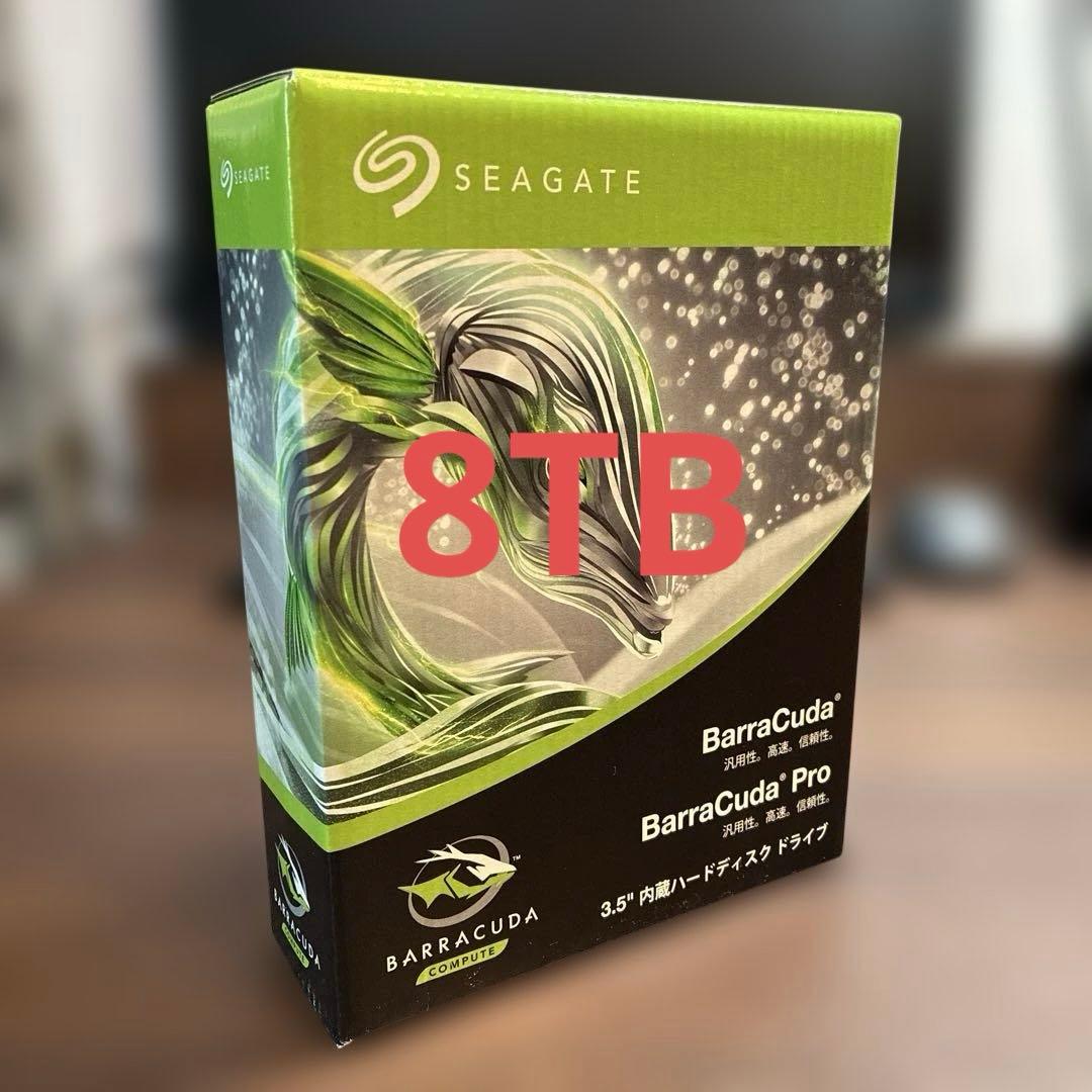 【新品未開封】8TB HDD SEAGATE BarraCuda Seagate Barracuda 8TB HDD - メルカリ