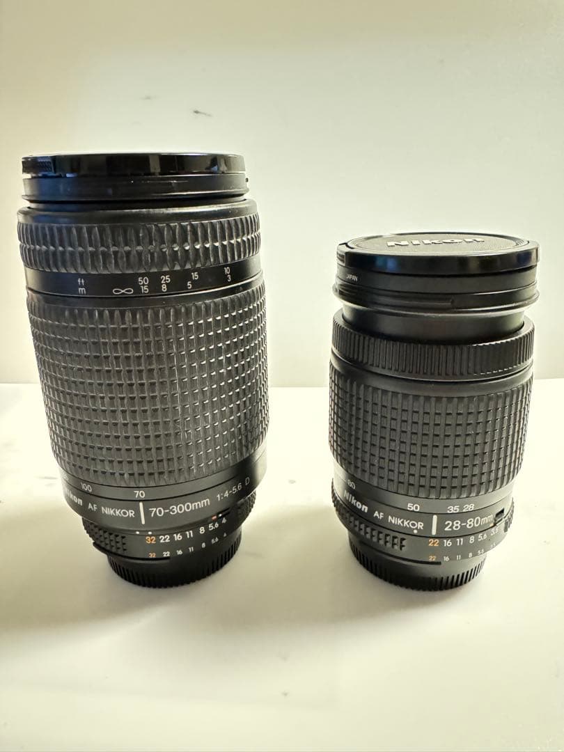 AF NIKKOR　28-80ｍｍ／70-300ｍｍ （D） Nikon 28-80mm f3.5-5.6 D AF Nikkor Lens - Versatile Kit Zoom Lens