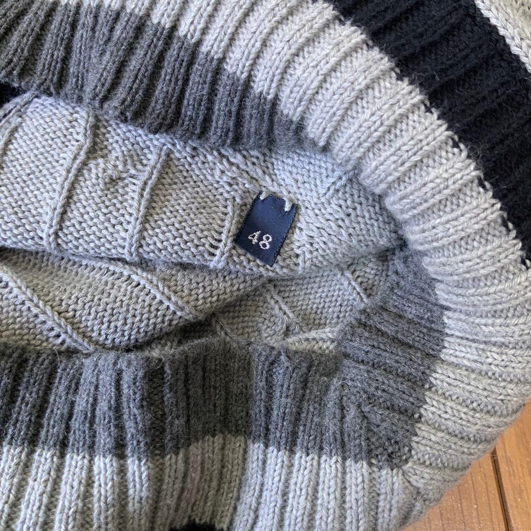 Drumohr ドルモア チルデンニット 48 コットンカシミヤ 伊製 - メルカリ