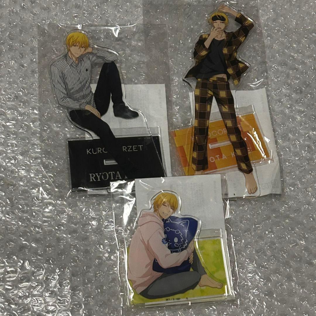 黒バス KUROCORZET メモリアル ビッグアクリルスタンド 黄瀬涼太 3種