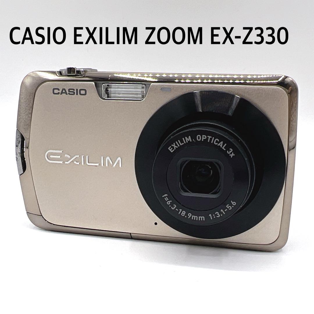 CASIO カシオ EXILIM ZOOM EX-Z330 デジカメ ゴールドカシオ、薄型