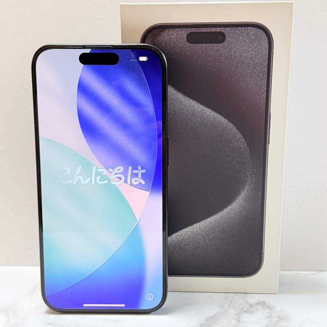 iPhone 15 Pro 256GB SIMフリー ブラックチタニウム Amazon | 【整備済み品】 Apple iPhone 15 Pro 256GB ブラック