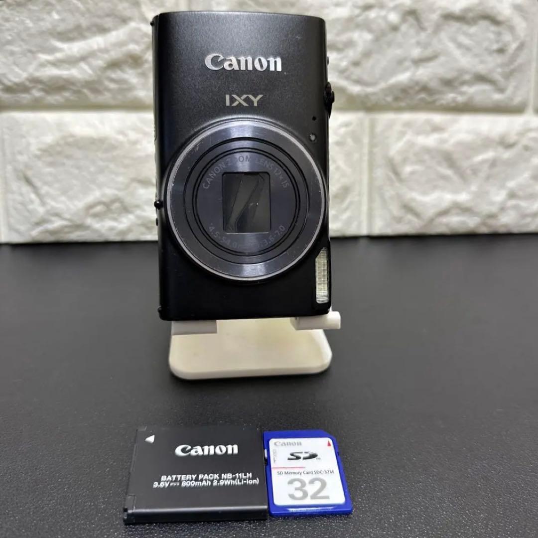 ② キヤノン CANON IXY 640 Wi-Fi対応 動作確認済 中古良品 動作確認済 ⭐︎美品⭐︎ Canon IXY 640 デジタルカメラ ブラック