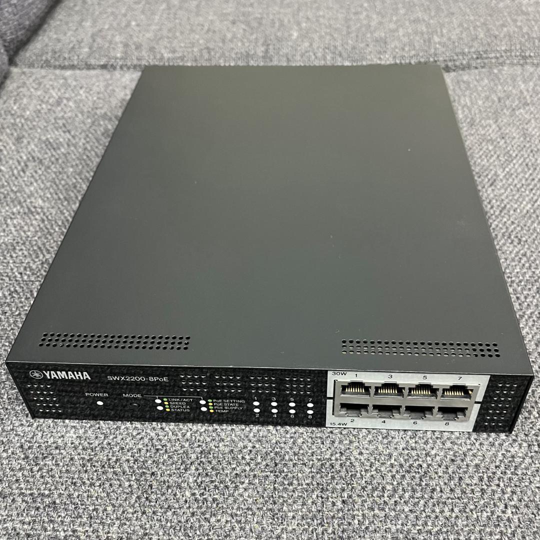 YAMAHA SWX2200-8PoE スマートL2 スイッチ 中古美品 009 YAMAHA（ヤマハ） 【中古】SWX2200-8G スマートL2スイッチ 8ポート