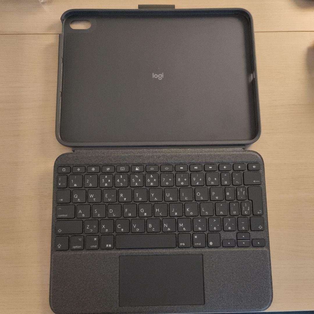 LOGICOOL COMBO TOUCH iPad10世代 A16用ケース Combo TouchキーボードケースiPad用 |ロジクール