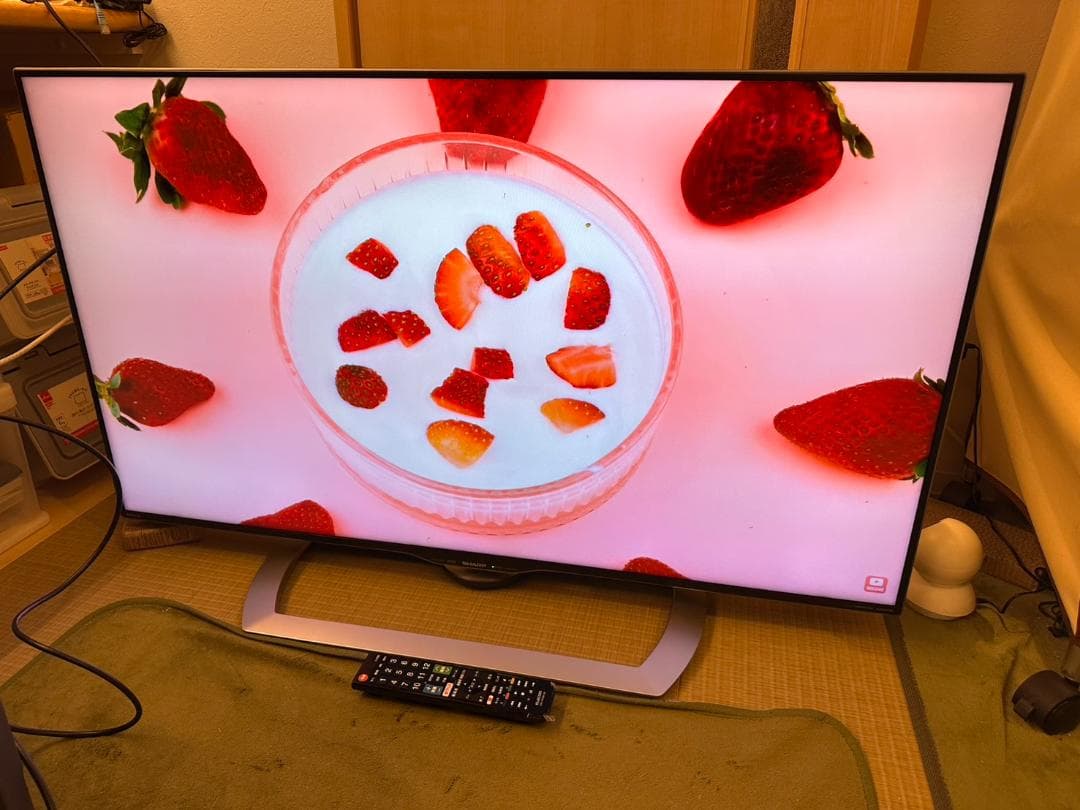 SHARP シャープ スマートテレビ 4K対応45型 LC-45US40 極美！