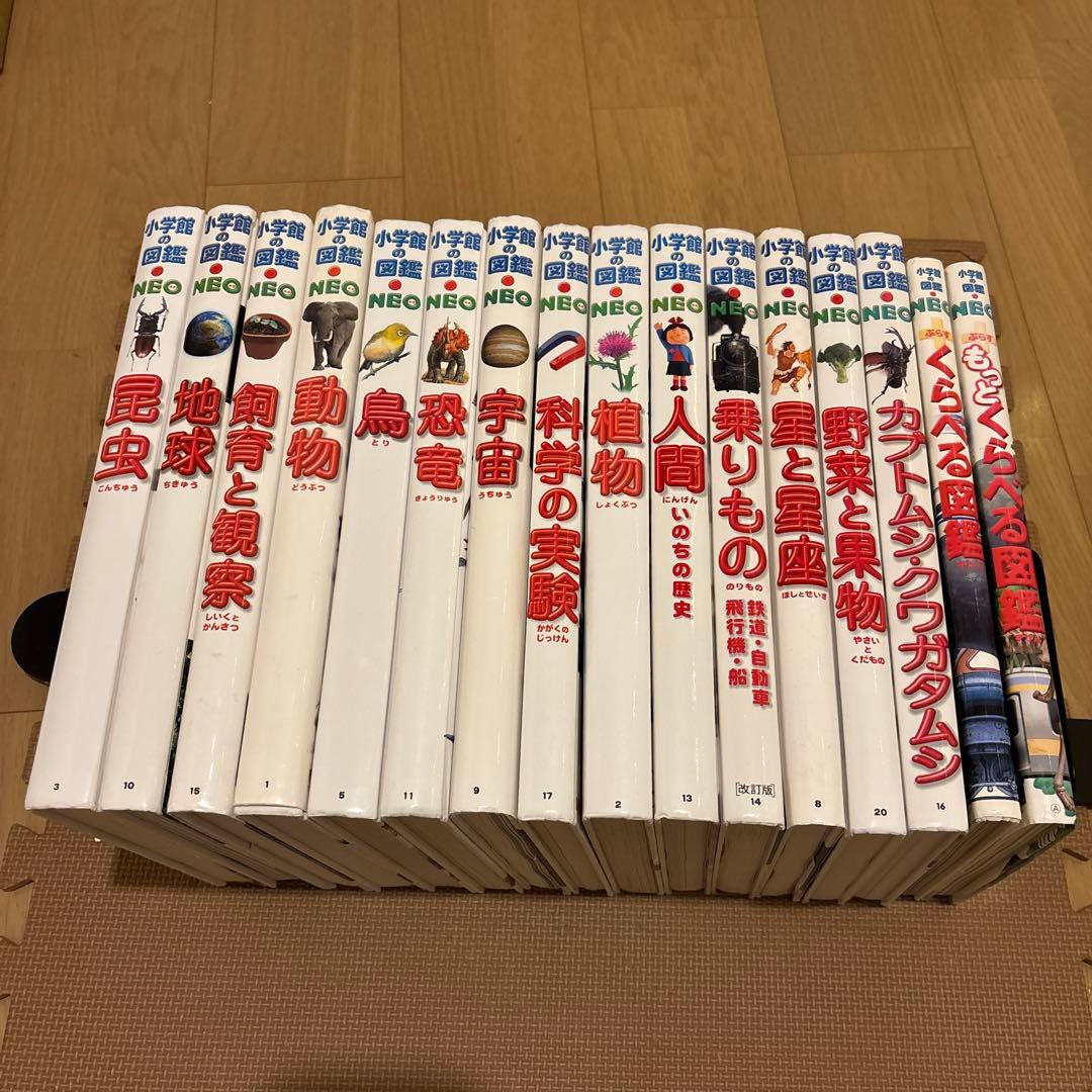 小学館の図鑑NEO 全16冊セット　野菜と果物　恐竜　宇宙　人間　くらべる図鑑 小学館の図鑑NEO〔新版〕 恐竜 DVDつき | 書籍 | 小学館