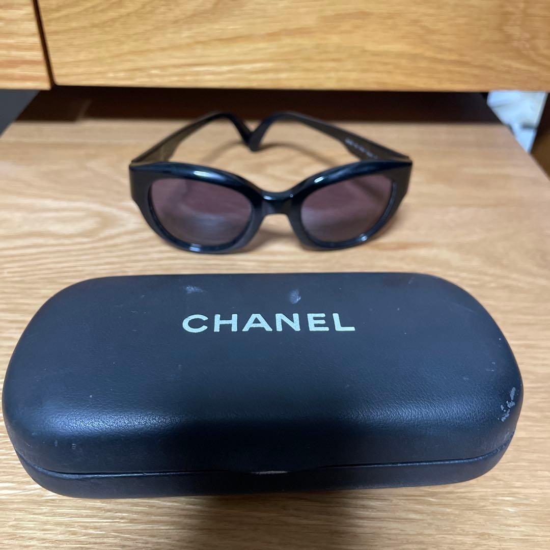 CHANEL ブラック キャットアイ サングラス - メルカリ