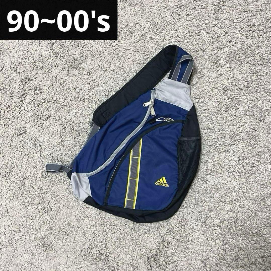 90~00s adidasワンショルダーバッグarchive y2kヴィンテージ - メルカリ