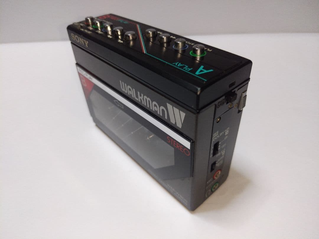 ダブルカセット ウォークマン WM-W800【録音再生 動作せず・ジャンク