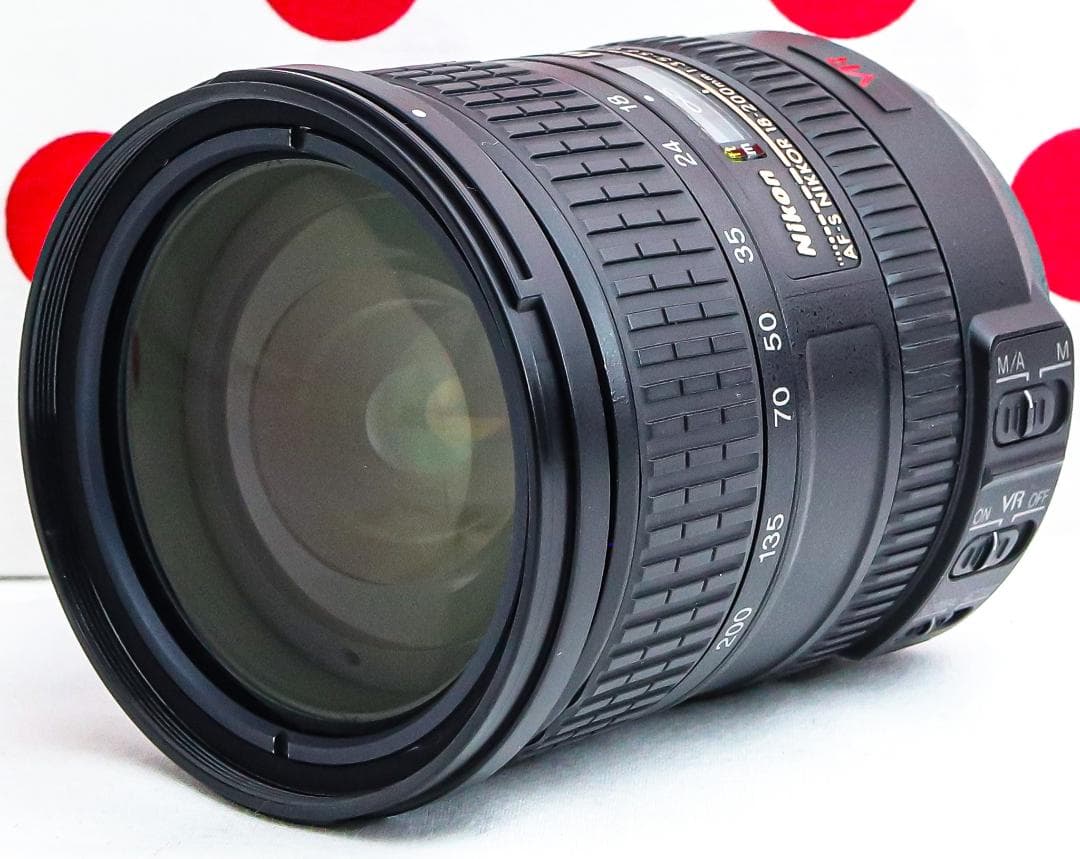 Nikon AF-S 18-200mm VR❤手振れ補正付❤高倍率ズームレンズ Amazon.co.jp: Nikon AF-S DX VR Zoom Nikkor ED18-200mm F3.5-5.6G(IF