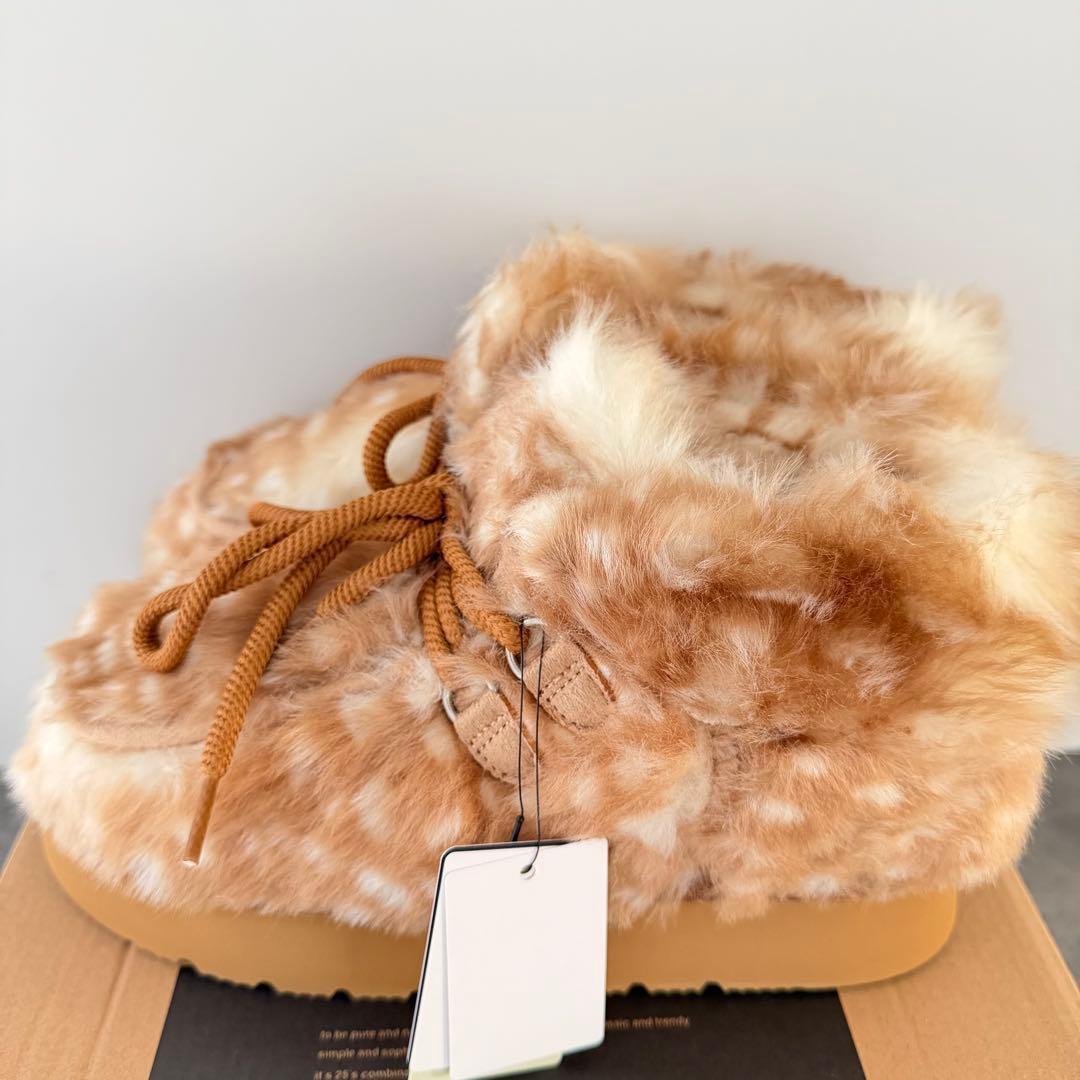 【niko and…】バンビ柄＊モカシンブーツ＊M 23.5cm ＊完売品