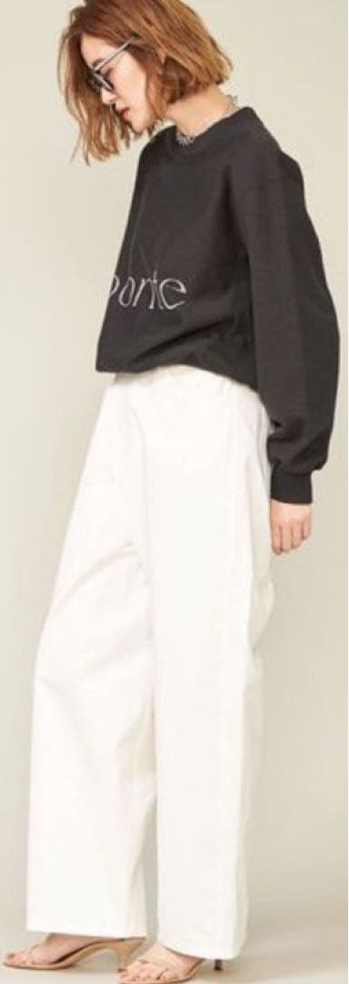 conte＞ラップチノテーパードワイドパンツ - メルカリ