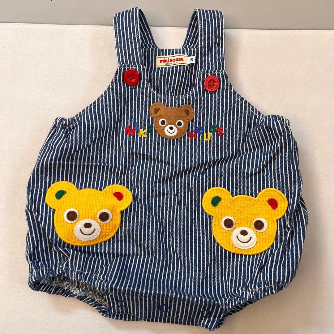 ミキハウス】ダルマオール、ロンパース - メルカリ