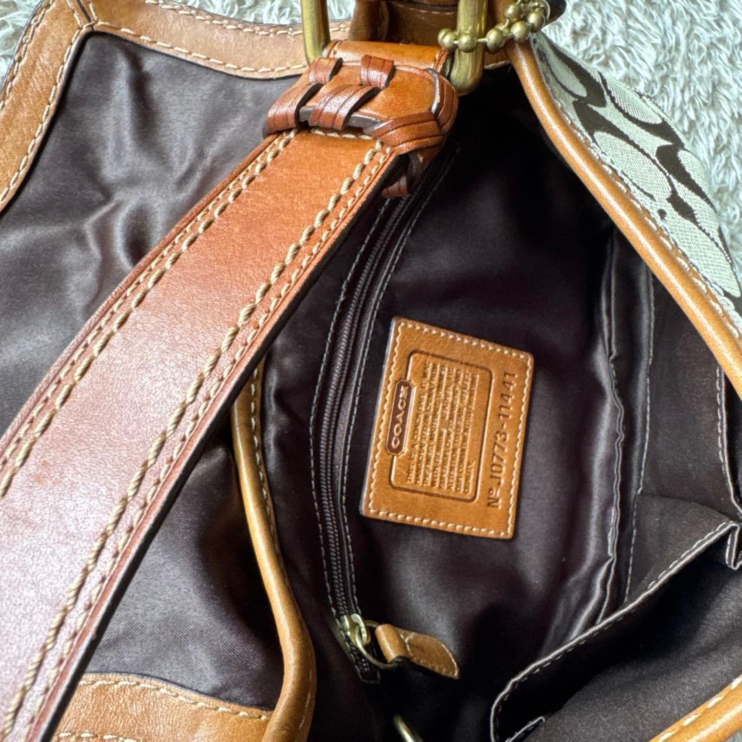 COACH オールドコーチ ワンショルダーバッグ ソーホー ブラウン 11441