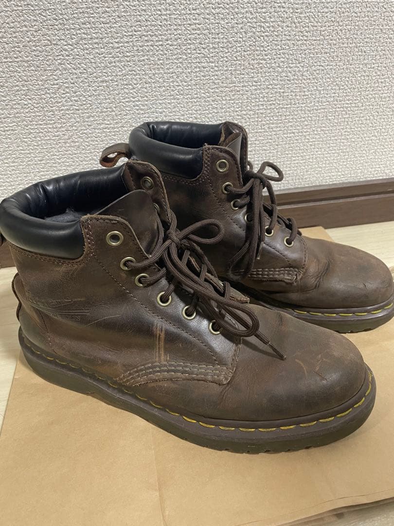 Dr.Martensイギリス製 ドクターマーチン6ホール uk7 26cm位 - メルカリ