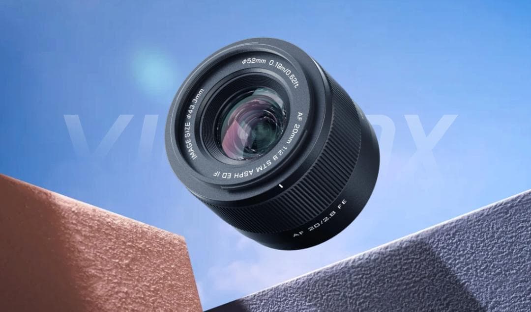 【新品同様】VILTROX AF 20/2.8 フルサイズ Z レンズ VILTROX AF 20mm F2.8 FE/Z 広角オートフォーカスレンズ Sony/Nikon