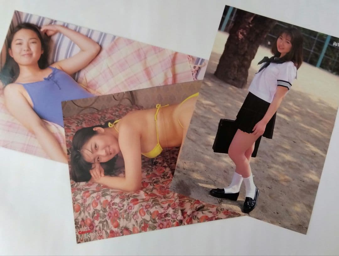 (ポスター60枚)90年代女性アイドルタレント雑誌付録品　　中古品