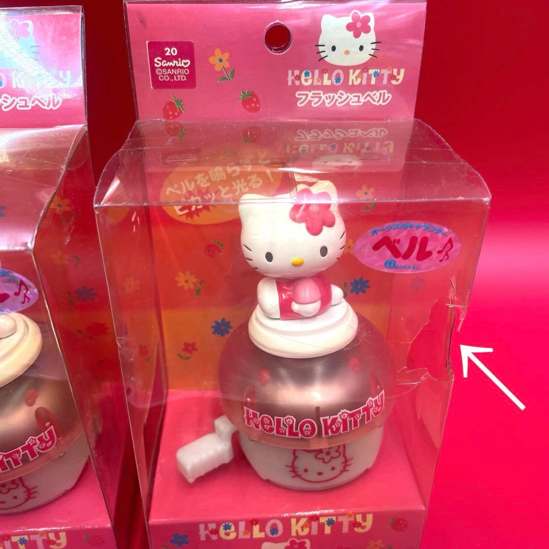 希少 激レア 当時物 ハローキティ フラッシュベル プッシュベル 6個セット