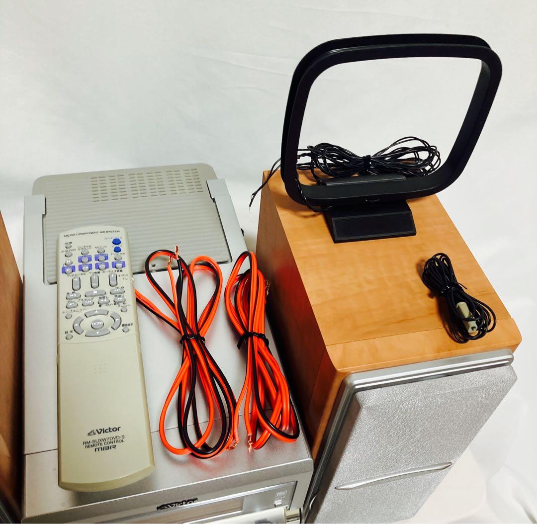 Victor DVD/CD/ダブルMDコンポ UX-W7DVD 2004年製 - メルカリ